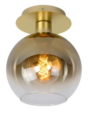 Plafonnier Marius or Ø 20 cm E27 60 W LUCIDE Prix Promo