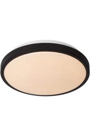 Dernière Chance Plafonnier Dasher noir IP44 700 lm 12 W LUCIDE
