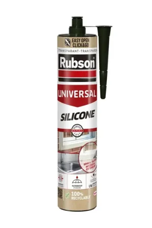 Prix Cassé Silicone Click&Go Universal transparent 0,28 L RUBSON