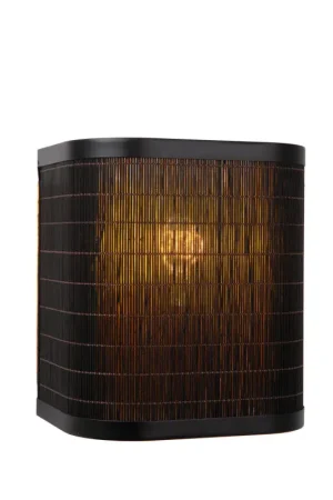Applique Tagalog noire E27 40 W LUCIDE Super Prix