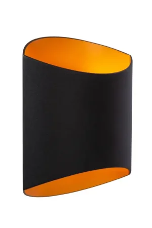 Prix Choc Applique Diletta noire G9 40 W LUCIDE