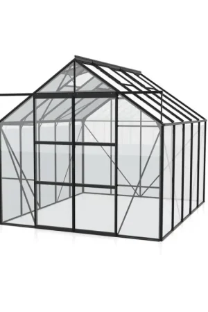 Nouvelle Collection Serre en verre Uranus noire 8,3 m² VITAVIA