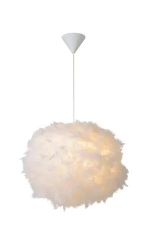 Suspension Goosy Soft blanche Ø 50 cm E27 40 W LUCIDE Offre Spéciale