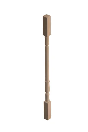 Balustre tourné en chêne 4,5 x 4,5 x 92 cm SOGEM Top Vente