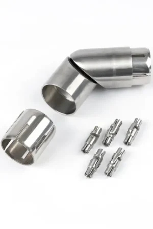 Kit d'angle pour garde-corps Harmony inox 6 pièces SOGEM Offre Limitée