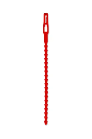 Attache réutilisable en polyéthylène rouge 5 x 168 mm 15 pièces CHAPUIS Achetez Aujourd'hui