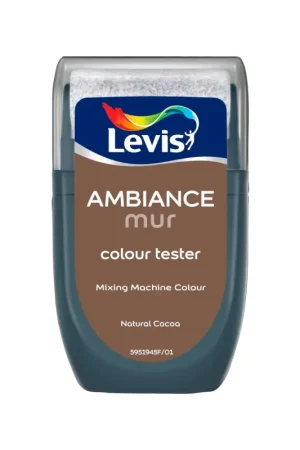 Testeur peinture pour murs Ambiance Natural Cocoa extra mat 0,03 L LEVIS Commande En Gros