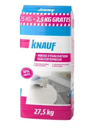 Masse d'égalisation 25 kg + 2,5 kg gratuit KNAUF Populaire