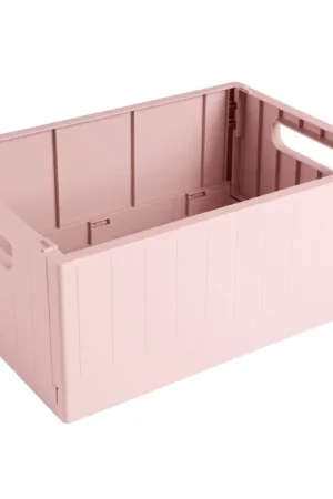 Offre Du Jour Box de rangement pliant Sigma Home rose 13 L SUNWARE