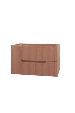 Seulement Aujourd'hui Meuble sous-plan à suspendre Emilien terracotta 80 cm AURLANE