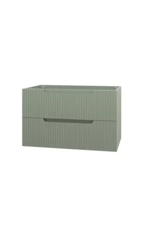 Meuble sous-plan à suspendre Emilien vert olive 80 cm AURLANE Super Prix
