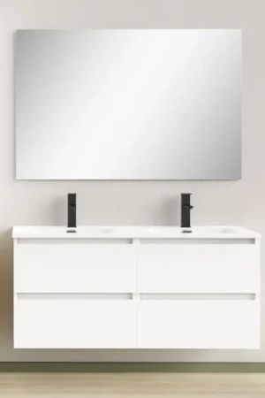 Ensemble de salle de bain Rio blanc 120 cm AQUATRENDS Nouvelle Collection