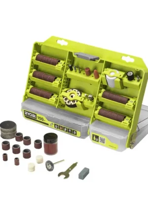 Coffret d'accessoires pour outil multi-fonctions Twist Lock 150 pièces RYOBI Prix Bas