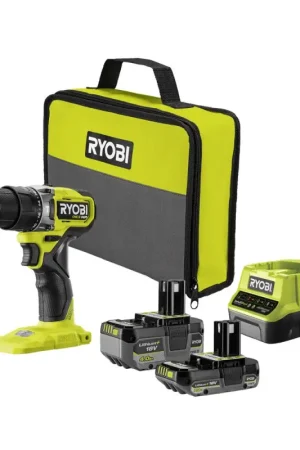 Perceuse visseuse à percussion sur batterie One+ HP RPD18C1-242S 4 Ah et 2 Ah 18 V RYOBI Vente Directe