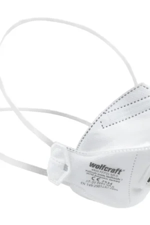 Masque de protection respiratoire FFP3 avec valve 2 pièces WOLFCRAFT Satisfait Ou Remboursé