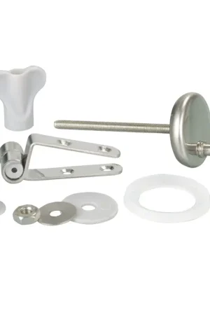 Meilleur Prix Set de fixation pour abattant de toilette inox 15 mm 15 pièces WENKO