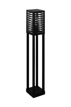 Borne extérieure Alamonte 3 noire 100 cm E27 60 W EGLO Meilleure Vente