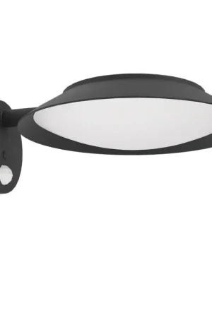 Applique LED solaire Cerrisi avec détecteur de mouvement noire 7 W EGLO Prix Choc