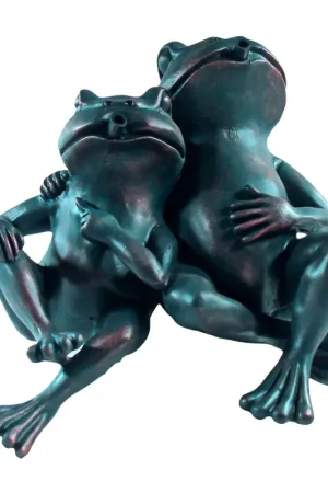 Fontaine pour bassin Duo de grenouilles UBBINK Vente Flash