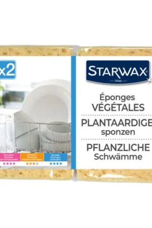 Eponge végétale 2 pièces STARWAX Réduction