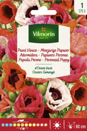 Acheter Direct Semences de pavot Vivace d'Orient varié VILMORIN