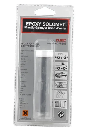 Solde Mastic epoxy réparation acier 0,057 kg SOLOPLAST