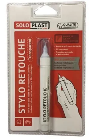 Authentique Stylo de retouche transparent9 ml SOLOPLAST