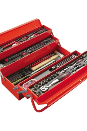 Coffre à outils en métal avec 113 outils SAM TOOLS Promotion
