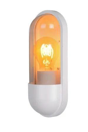 Applique extérieure Capsule blanche E27 15 W LUCIDE Bon Plan