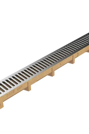 Meilleur Prix Caniveau avec grille galvanisée 100 x 12,7 x 9 cm