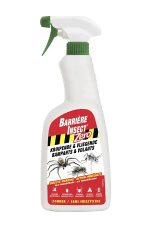 Spray Barrière insect zero contre les insectes rampants et volants 0,5 L COMPO Expédié Aujourd'hui