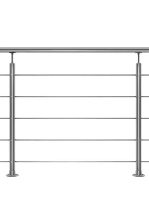 Kit garde-corps à fixation au sol Harmony argent 150 cm SOGEM Achat Immédiat