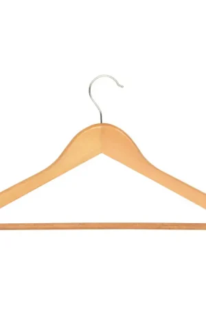 Commander Vite Cintre à vêtement en bois verni 3 pièces