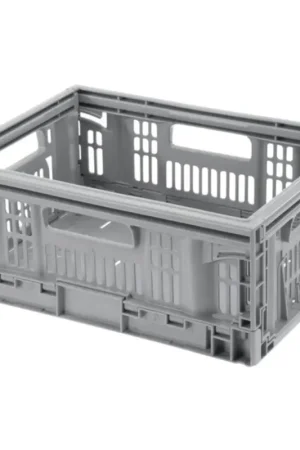 Box de rangement pliant Teknika gris 15,8 L Nouvel Arrivage