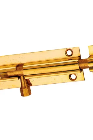 Verrou canon en laiton poli 38 x 26 mm TEKNIBOX Top Vente