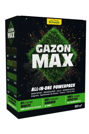 Pas Cher Semences pour gazon GazonMax 4 kg ECOSTYLE
