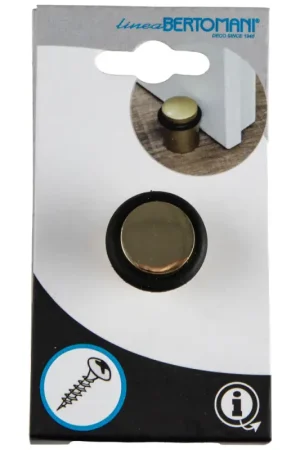 Promotion Saisonnière Arrêt de porte en laiton poli 22 mm LINEA BERTOMANI