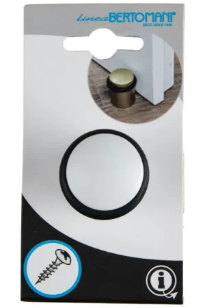 Arrêt de porte en zamac blanc 40 mm LINEA BERTOMANI Offre Exclusive