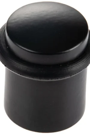 Réduction Arrêt de porte en zamac noir 40 mm LINEA BERTOMANI