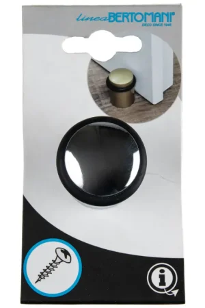 Arrêt de porte en zamac chrome 40 mm LINEA BERTOMANI Vente Directe