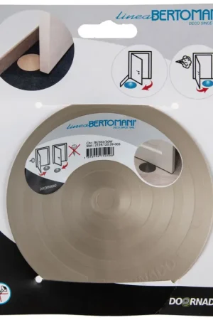 Produit De Marque Cale porte en caoutchouc beige Ø 120 mm LINEA BERTOMANI