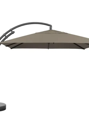 Acheter En Ligne Parasol déporté et inclinabletaupe 300 x 300 cm SUNGARDEN