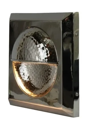 Authentique Applique murale Bourgogne nickel