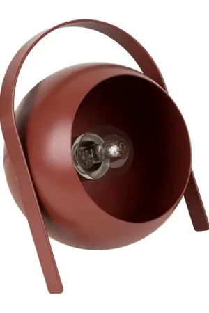 Lampe métal ajouré rouge SUN Marque