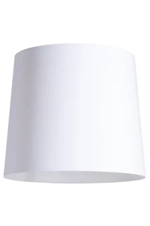 Acheter Direct Abat-jour CONNY 35/30 pour lampadaire Polycoton blanc/PVC blanc max. 23W