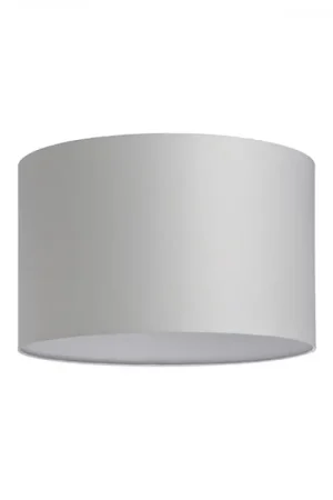 Abat-jour RON 40/25 Chintz gris clair/PVC blanc max. 23W Authentique