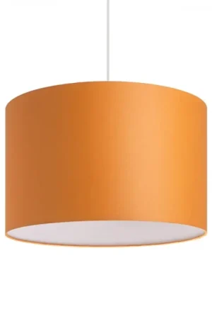 Abat-jour RON 40/25 Chintz orange/PVC blanc max. 23W Prix Réduit