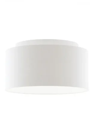 Offre Spéciale Abat-jour DOUBLE 55/30 Polycoton blanc/PVC blanc max. 23W