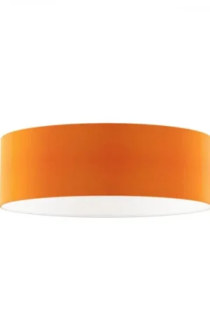 Abat-jour RON 60/19 Chintz orange/PVC blanc max. 23W Expédié Aujourd'hui