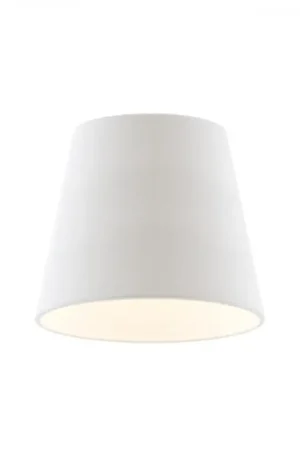 Offre Du Jour Abat-jour NIZZA 18/15 Polycoton blanc/PVC blanc max. 28W